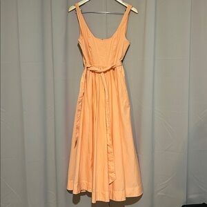 Cinq à Sept Peach Midi Dress